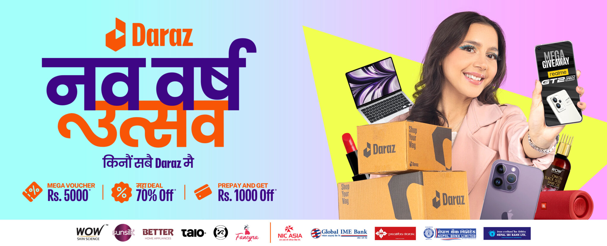 Daraz Announces Nepali New Year Campaign Mega Deals, Mega Vouchers